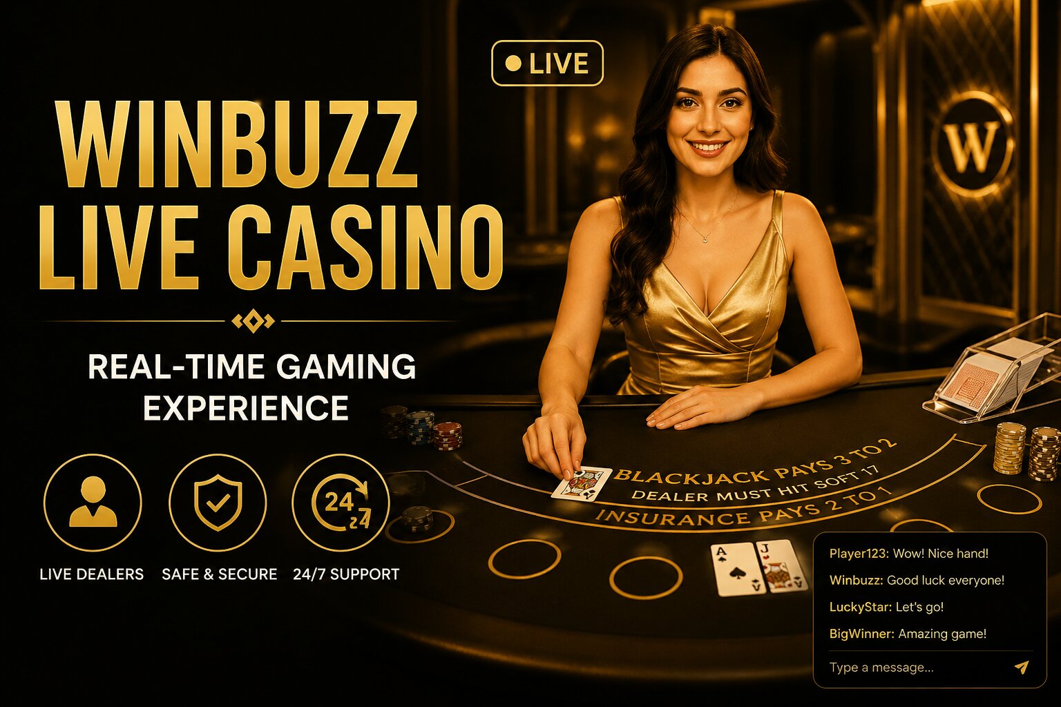 Winbuzz Live Casino – Real-Time Gaming Experience